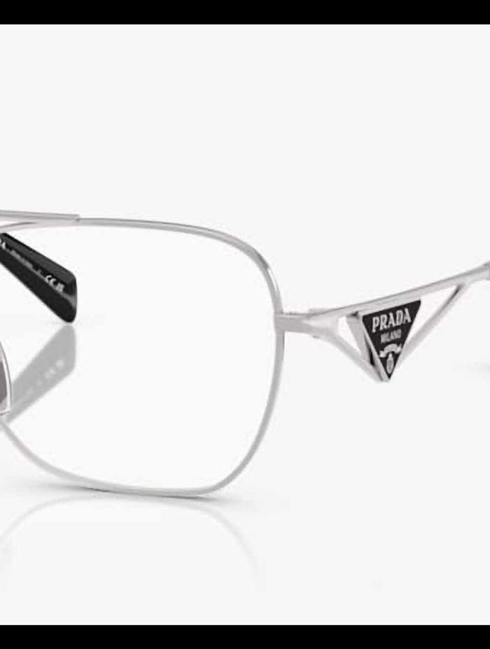 Prada Metal Aviator Eyeglasses - Style PR B50V